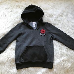 HUDSON BAY‎ TEAM CANADA OLYMPIC HOODIE GREY BLACK